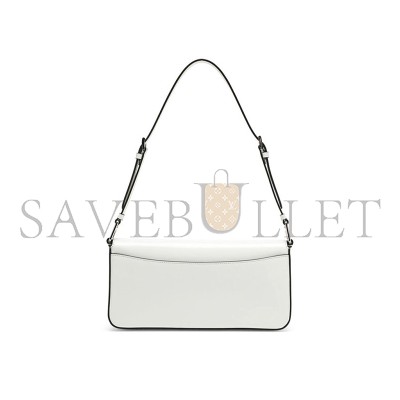 PRADA FEMME BAG IN WHITE LEATHER 1BD323 (26*12*4.8cm)